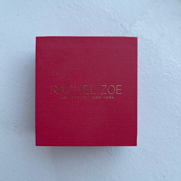 NWT Rachel Zoe sterling silver gold tone rainbow love necklace - Picture 5 of 6